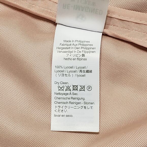 J.Crew Womens Alfie Gramercy Twill Lyocell Blazer Blush Pink Sz 14 Oversized - Picture 8 of 15